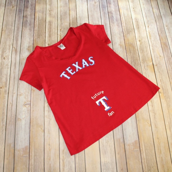 Soft as a Grape Tops - ⚾️ Texas Rangers Maternity Tshirt